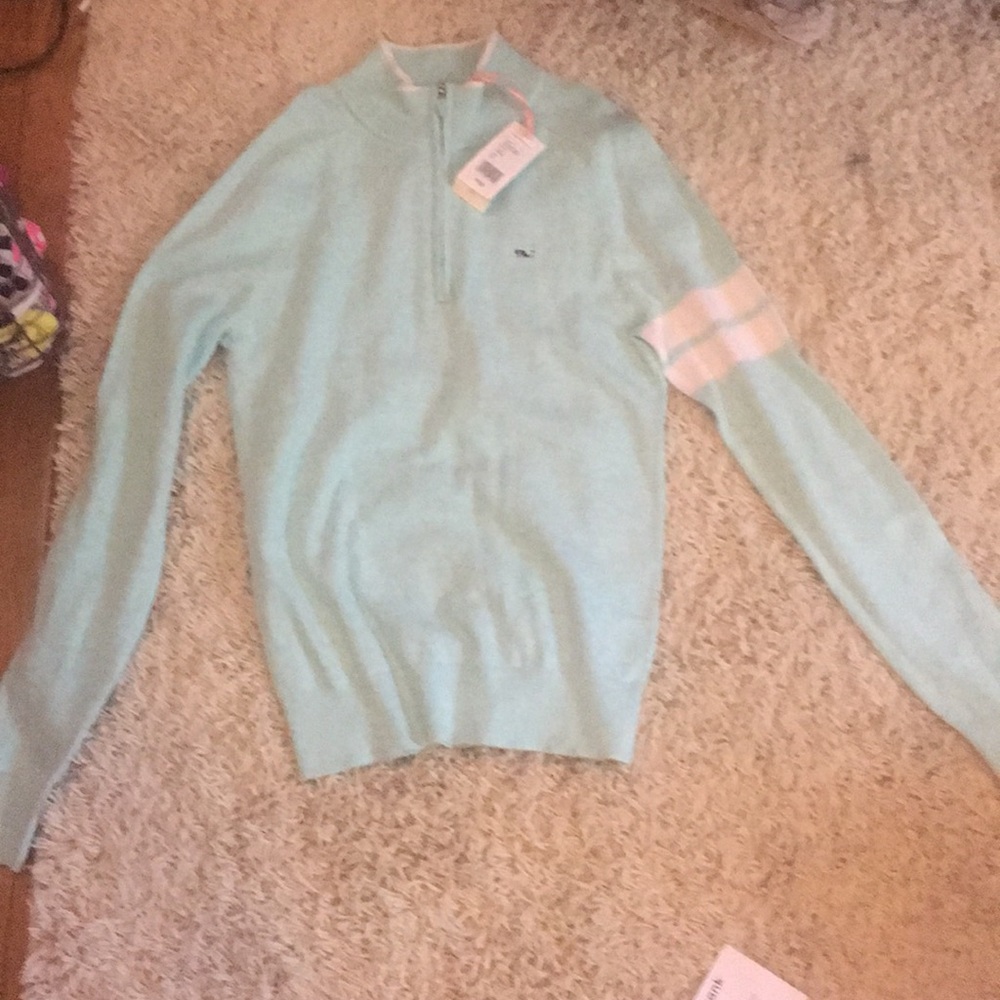VINEYARD VINES COTTON 1/4 ZIP!!!NEW WITH TAGS!!!